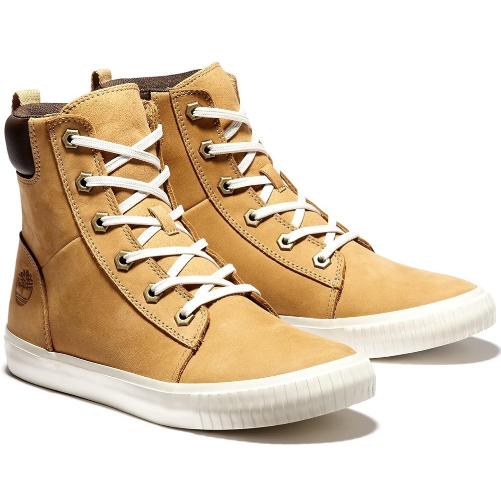 Timberland‎ Women’s Skyla Bay High-Top Lace Up Tan Sneakers Size: 7.5